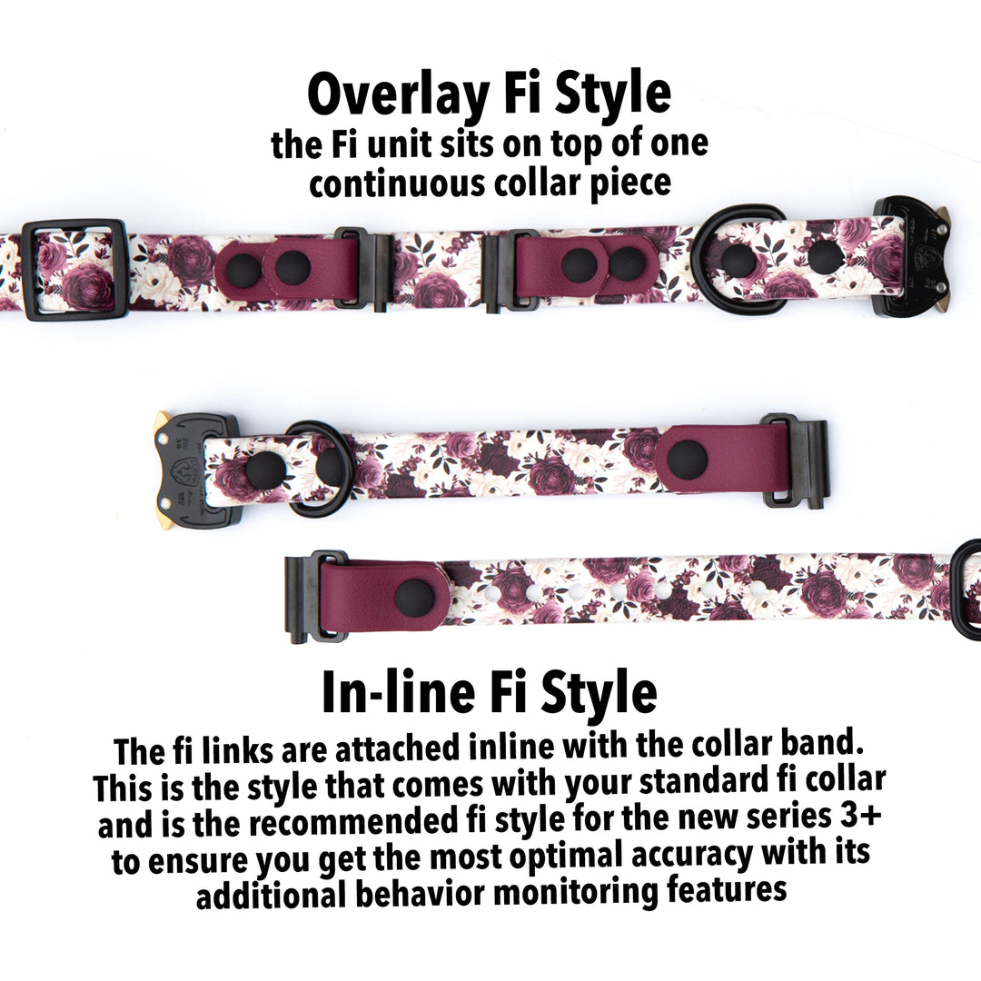 Autumn Fi Compatible Series 3/3+ BioThane® Collars With Quick Release Buckle