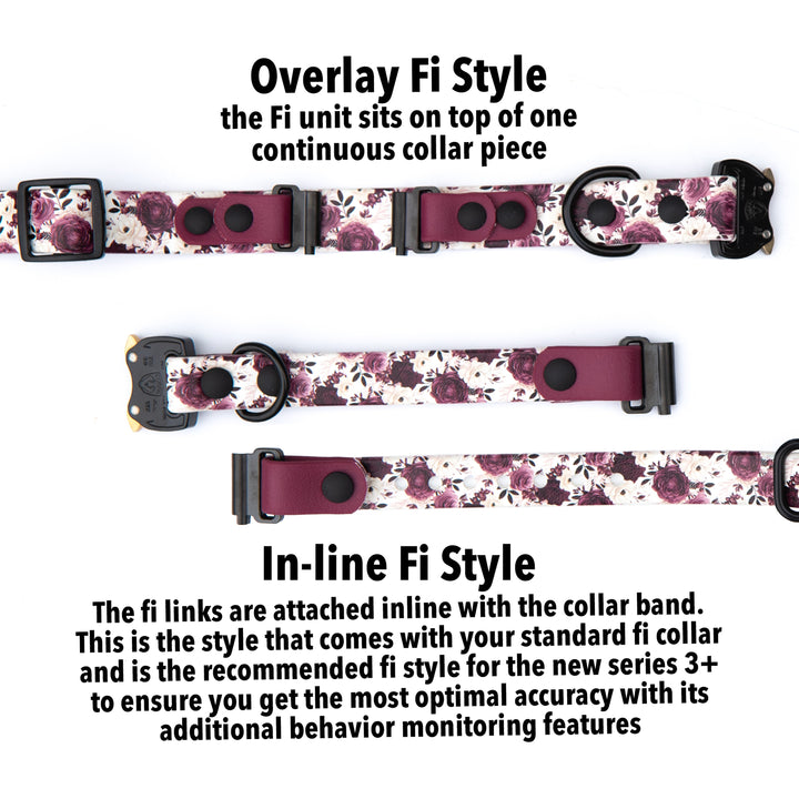 Autumn Fi Compatible Series 3/3+ BioThane® Collars With Quick Release Buckle