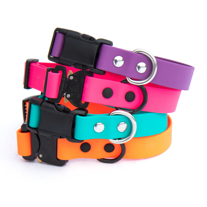 Adjustable BioThane® Dog Collar With Quick Release Buckle | Waterproof Pet Gear | SeaFlower Co