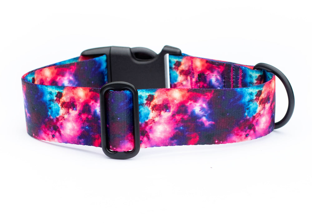 Vibrant Galaxy Dog Collar | Durable Dog Gear