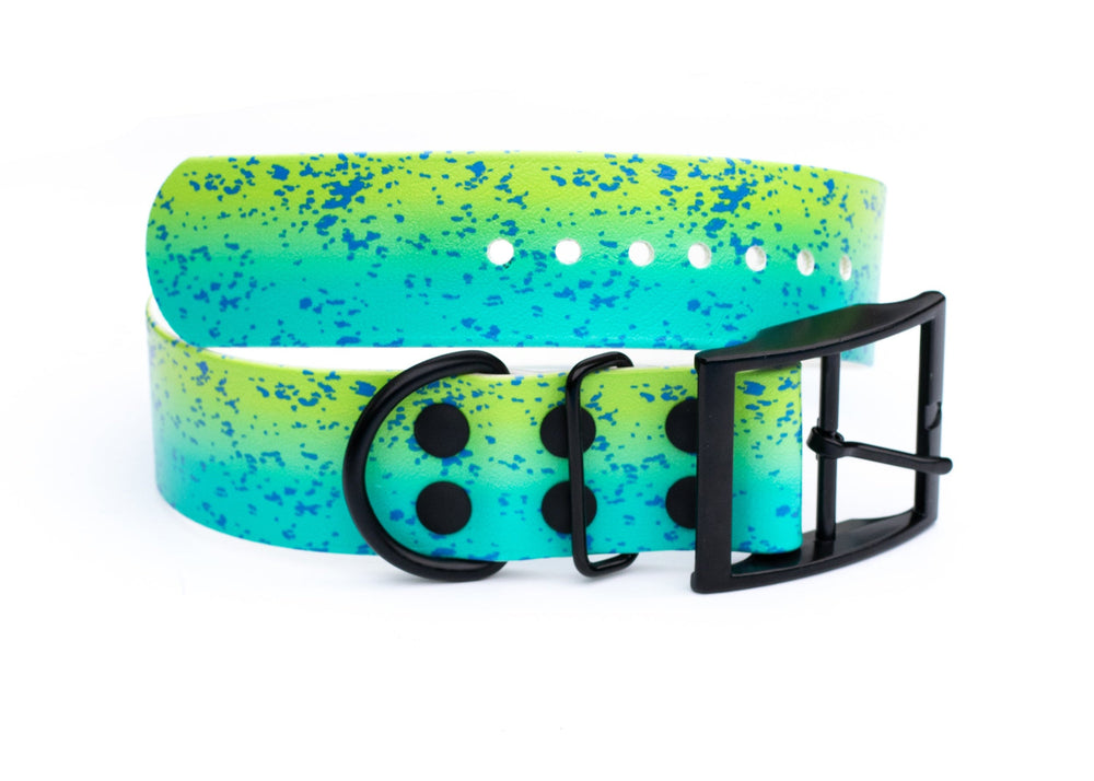 1.5" UV Printed Mahi BioThane Collar | SeaFlower Co