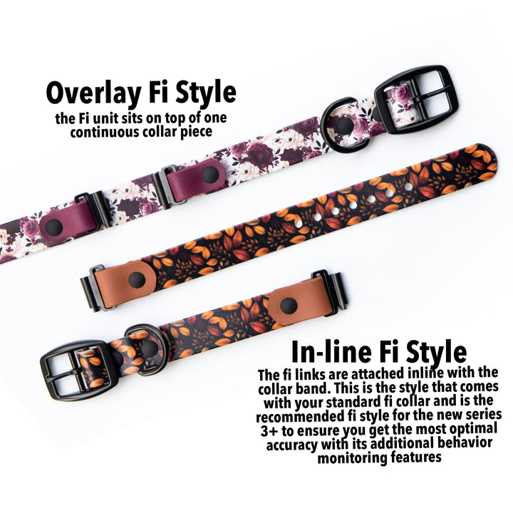 LIMITED EDITION Fall/Halloween BioThane® Collars: Fi Series 3/3+ Compatible