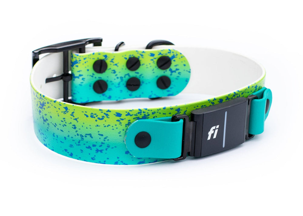 Fi Compatible 3/3+ 1.5" Patterned BioThane Collar | SeaFlower Co
