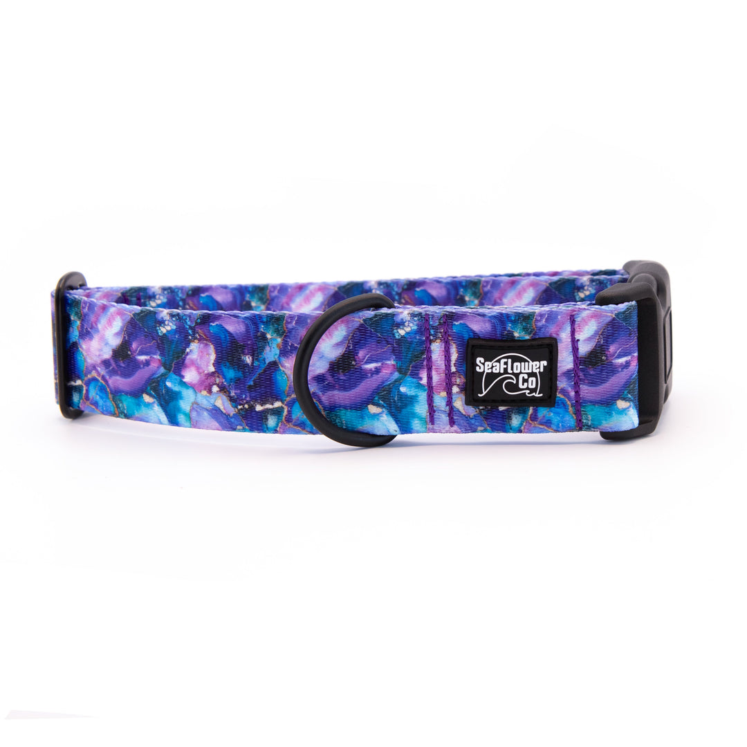 Purple Geode Dog Collar | SeaFlower Co
