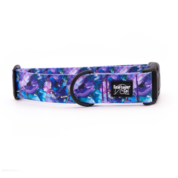 Purple Geode Dog Collar | SeaFlower Co