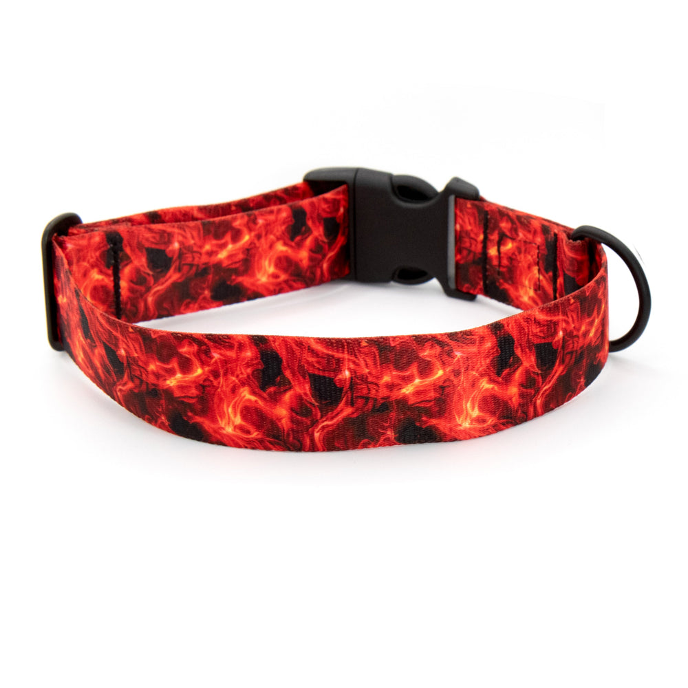 Red Smoke Dog Collar | Durable Pet Collar