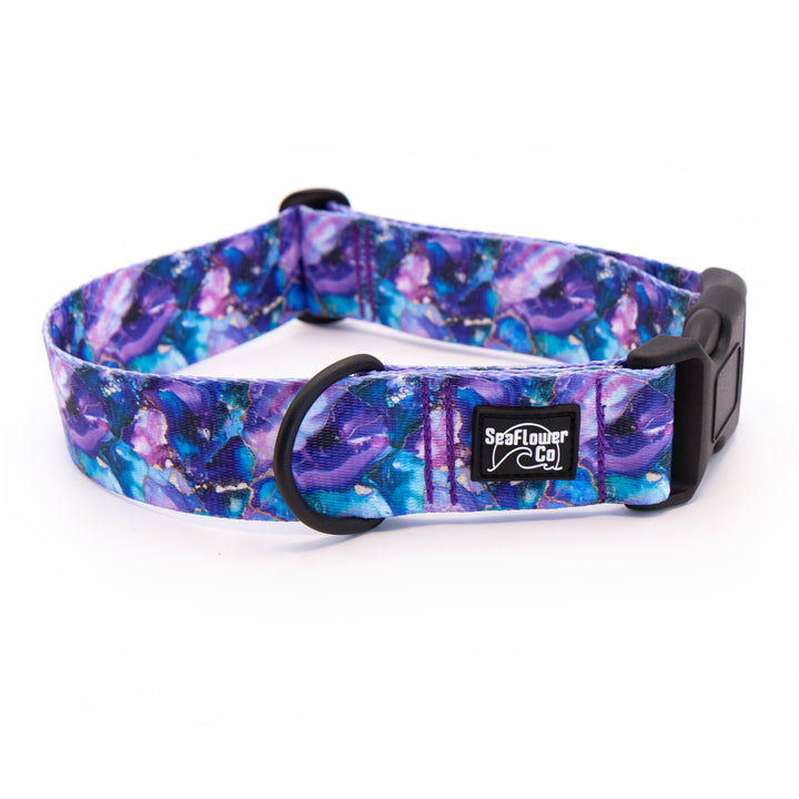 Purple Geode Dog Collar | SeaFlower Co