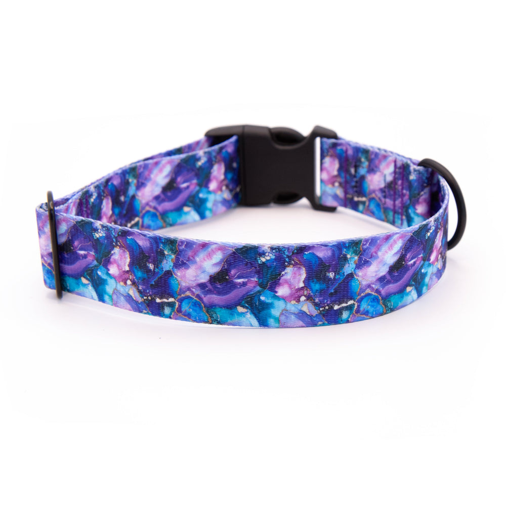 Purple Geode Dog Collar | SeaFlower Co
