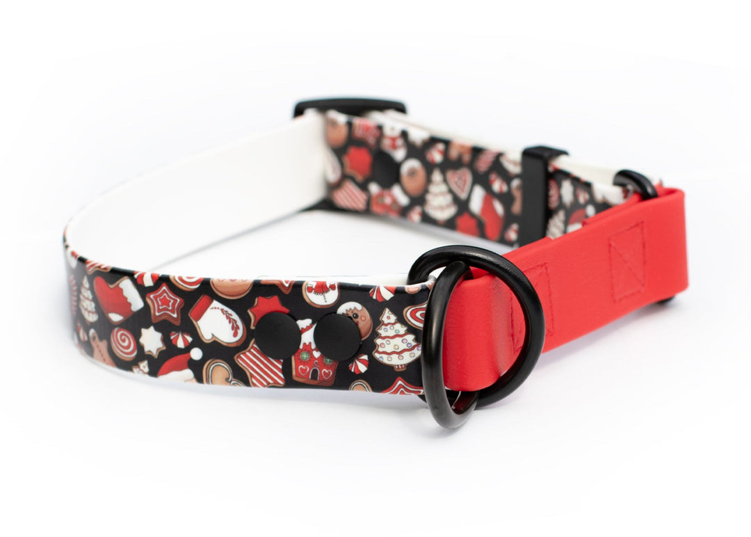 Christmas/Holiday Limited Slip BioThane Collar | SeaFlower Co