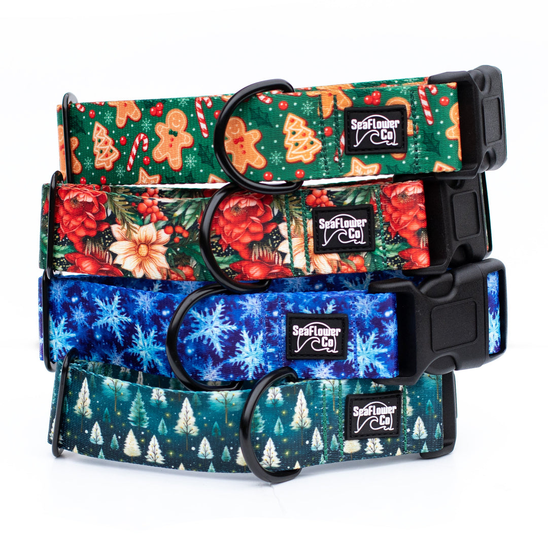 Christmas Dog Collars | SeaFlower Co