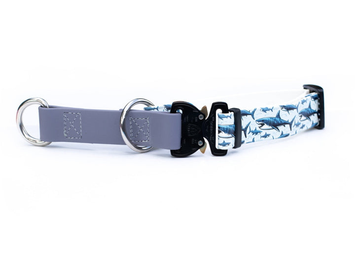 Limited Slip Adjustable Patterned BioThane® Collar With Buckle