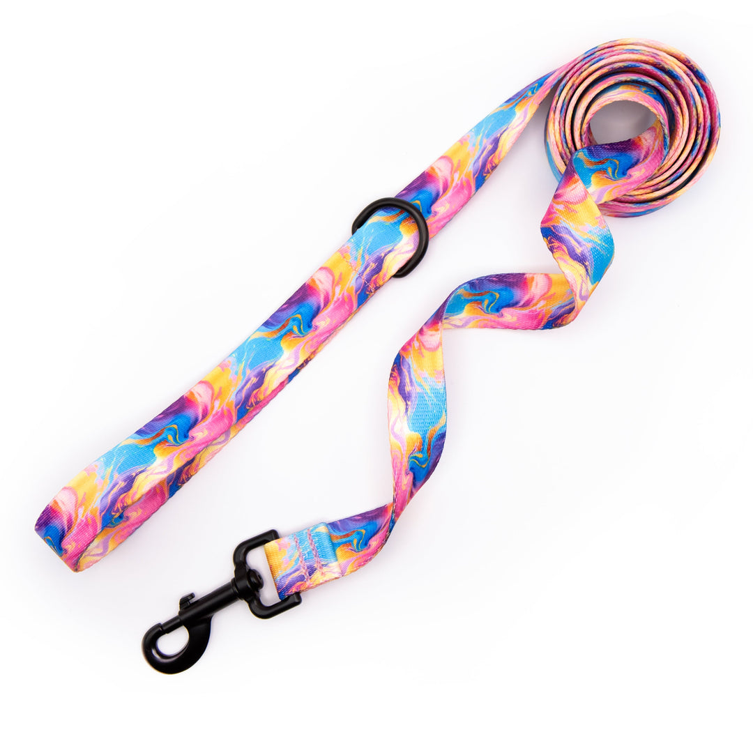 Vibrant Marble Mermaid Dog Leash | SeaFlower Co