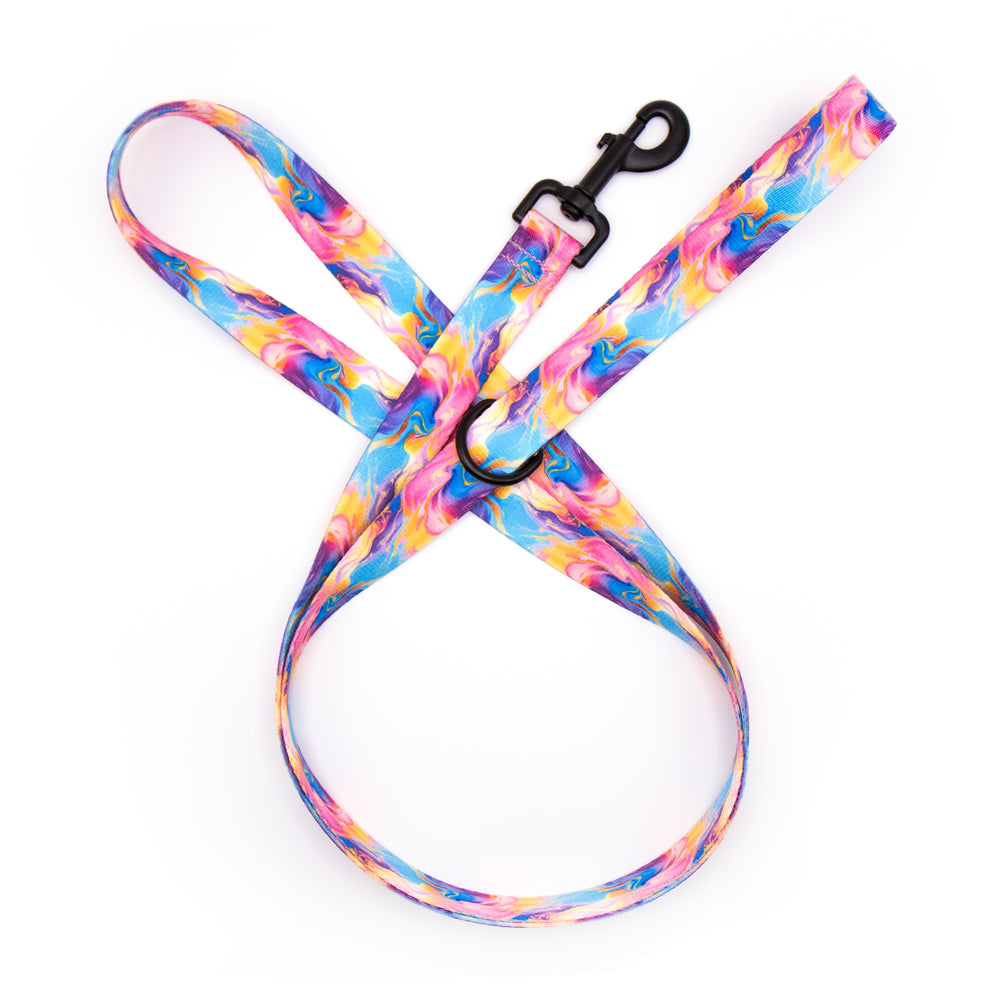 Vibrant Marble Mermaid Dog Leash | SeaFlower Co