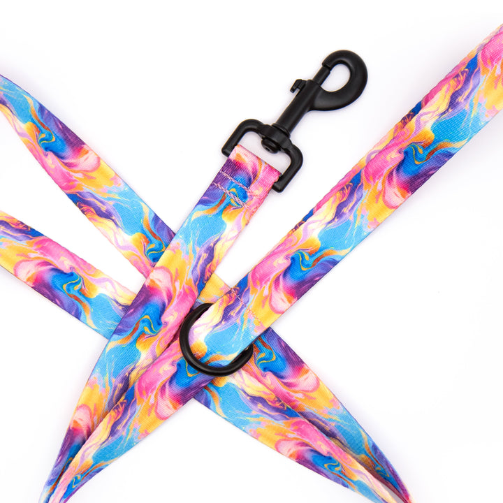 Vibrant Marble Mermaid Dog Leash | SeaFlower Co