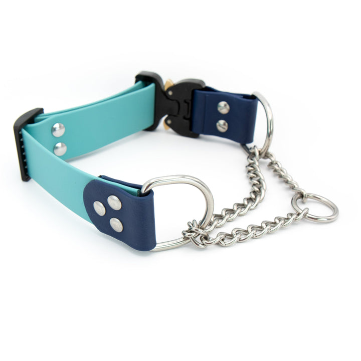 1.5" BIoThane® Adjustable Buckle Martingale Collar | Waterproof Dog Gear