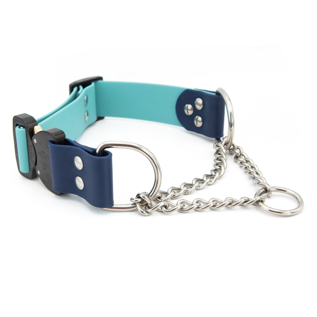 1.5" BIoThane® Adjustable Buckle Martingale Collar | Waterproof Dog Gear