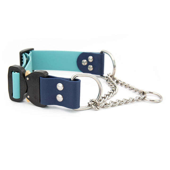 1.5" BIoThane® Adjustable Buckle Martingale Collar | Waterproof Dog Gear
