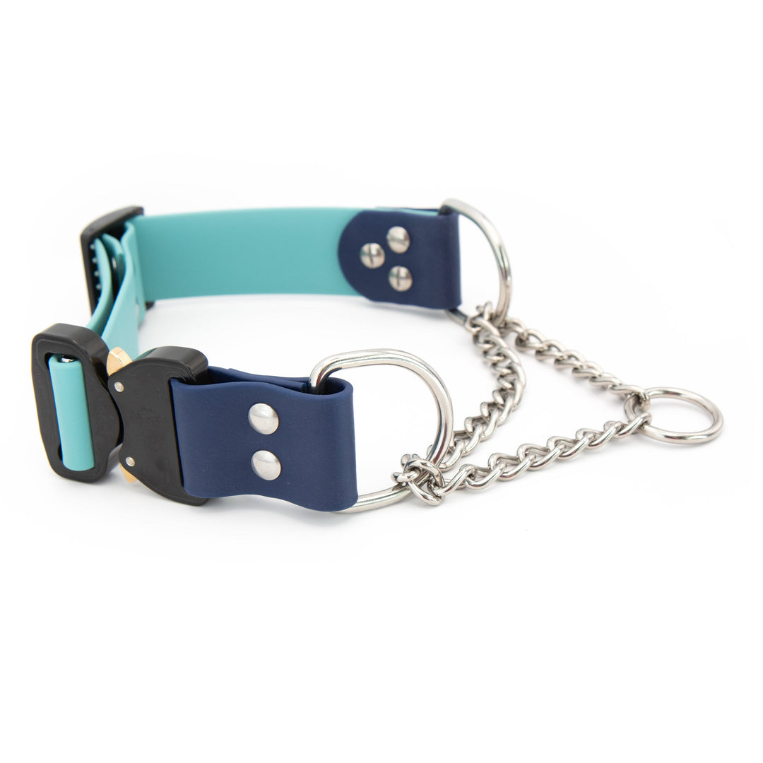 1.5" BIoThane® Adjustable Buckle Martingale Collar | Waterproof Dog Gear