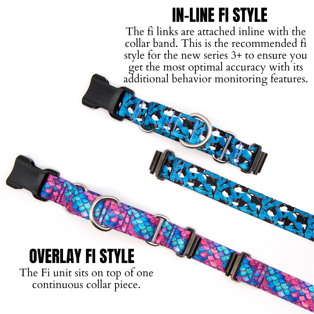 Fi 3/3+ Compatible Martingale Collar With Buckle