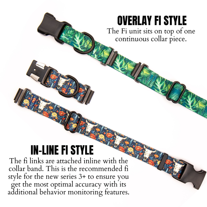 Fi 3/3+ Compatible Martingale Collar Without Buckle | 40+ Designs