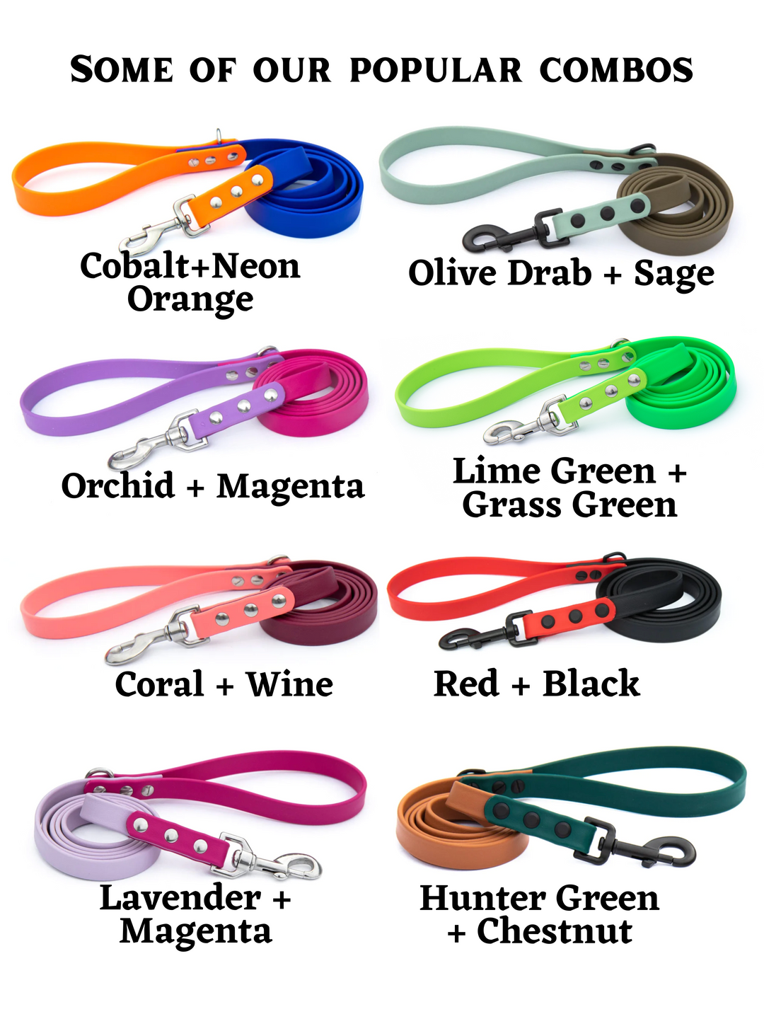 BioThane® Leashes With Traffic Handle