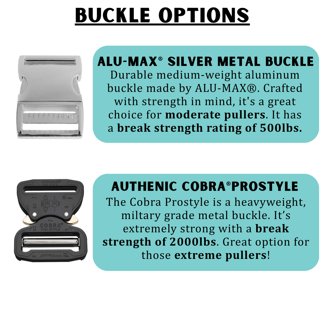 1.5" BioThane® Martingale Collar With Buckle