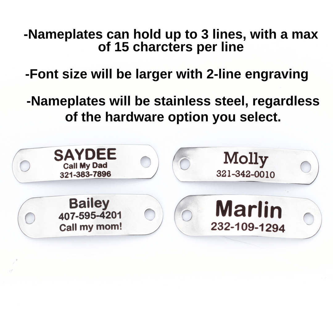 Fi Compatible Series 3/3+ Patterned BioThane® Collar With Personalized Nameplate