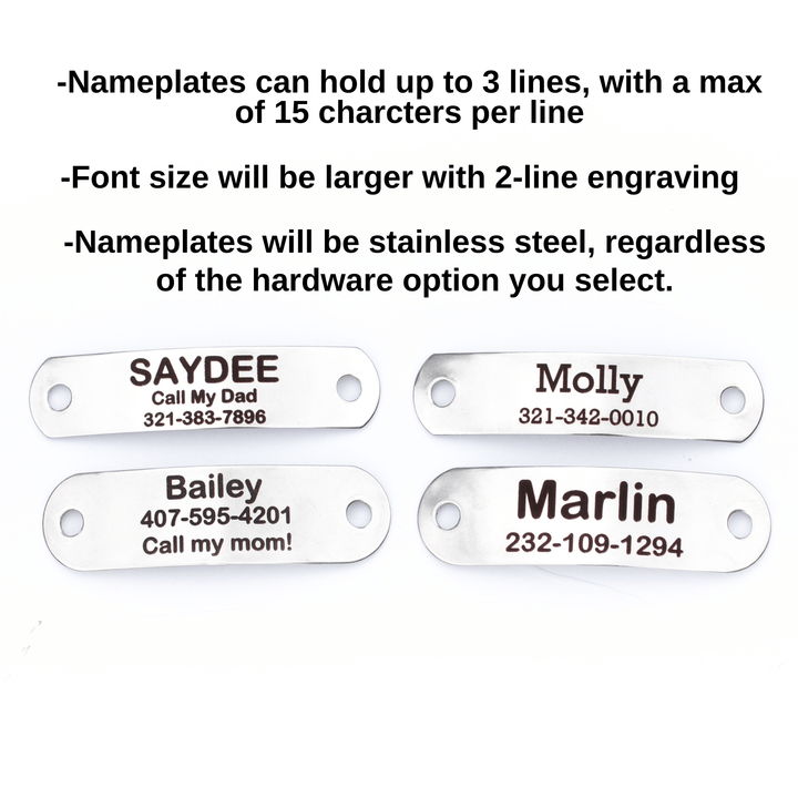 Fi Compatible Series 3/3+ Patterned BioThane® Collar With Personalized Nameplate