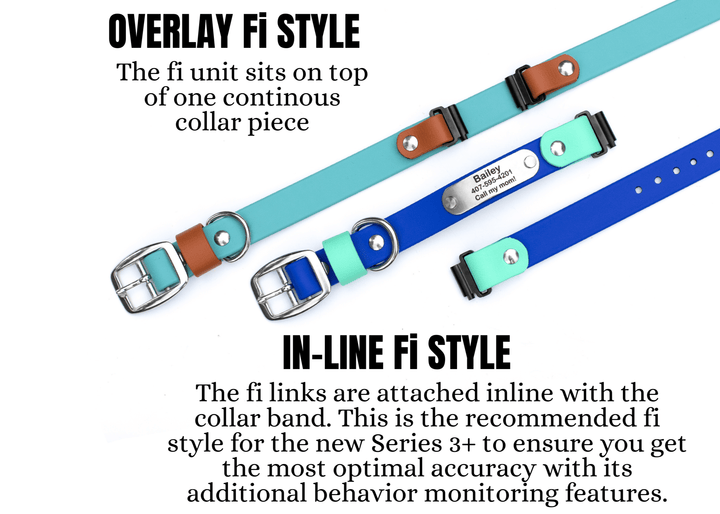 Fi Compatible Series 3/3+ BioThane® Collar With Personalized Nameplate