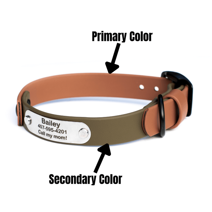BioThane® Collars With Personalized Nameplate