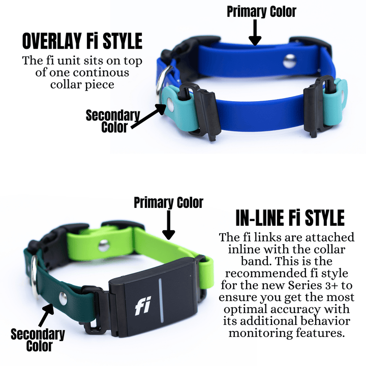 Fi Compatible 3/3+ Extra Small 5/8" BioThane® Collar With Quick Release Buckle