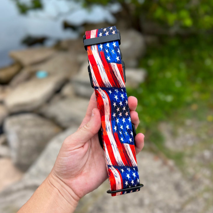 American Flags Dog Collar | SeaFlower Co