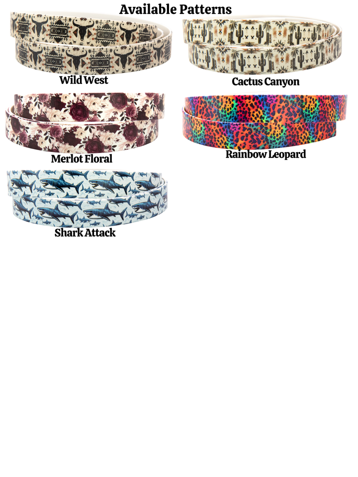 Fi Series 3/3+ Compatible Patterned BioThane® Classic Buckle Collar