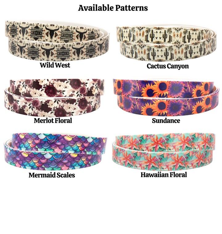 1.5" UV-Printed Tapered BioThane® Collar | Pick Your Pattern