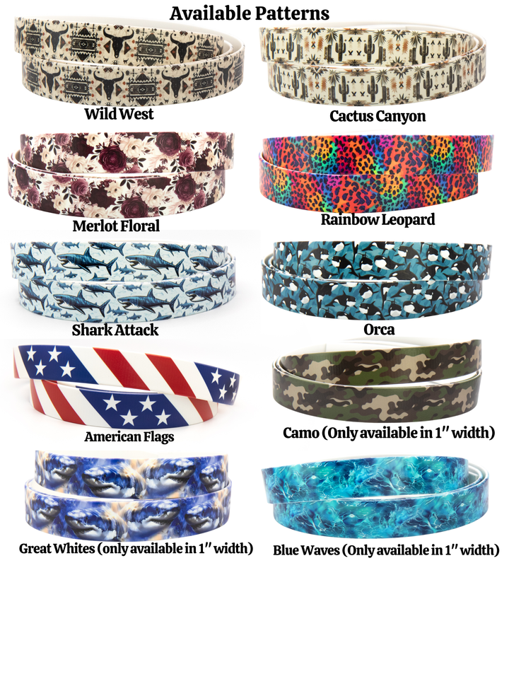 UV-Printed BioThane® Collar With Personalized Buckle | Pick Your Pattern