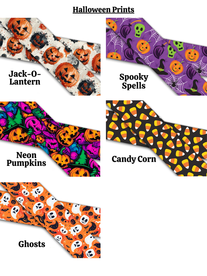 Halloween Fi Compatible 3/3+ UV-Printed BioThane® Classic Buckle Collar