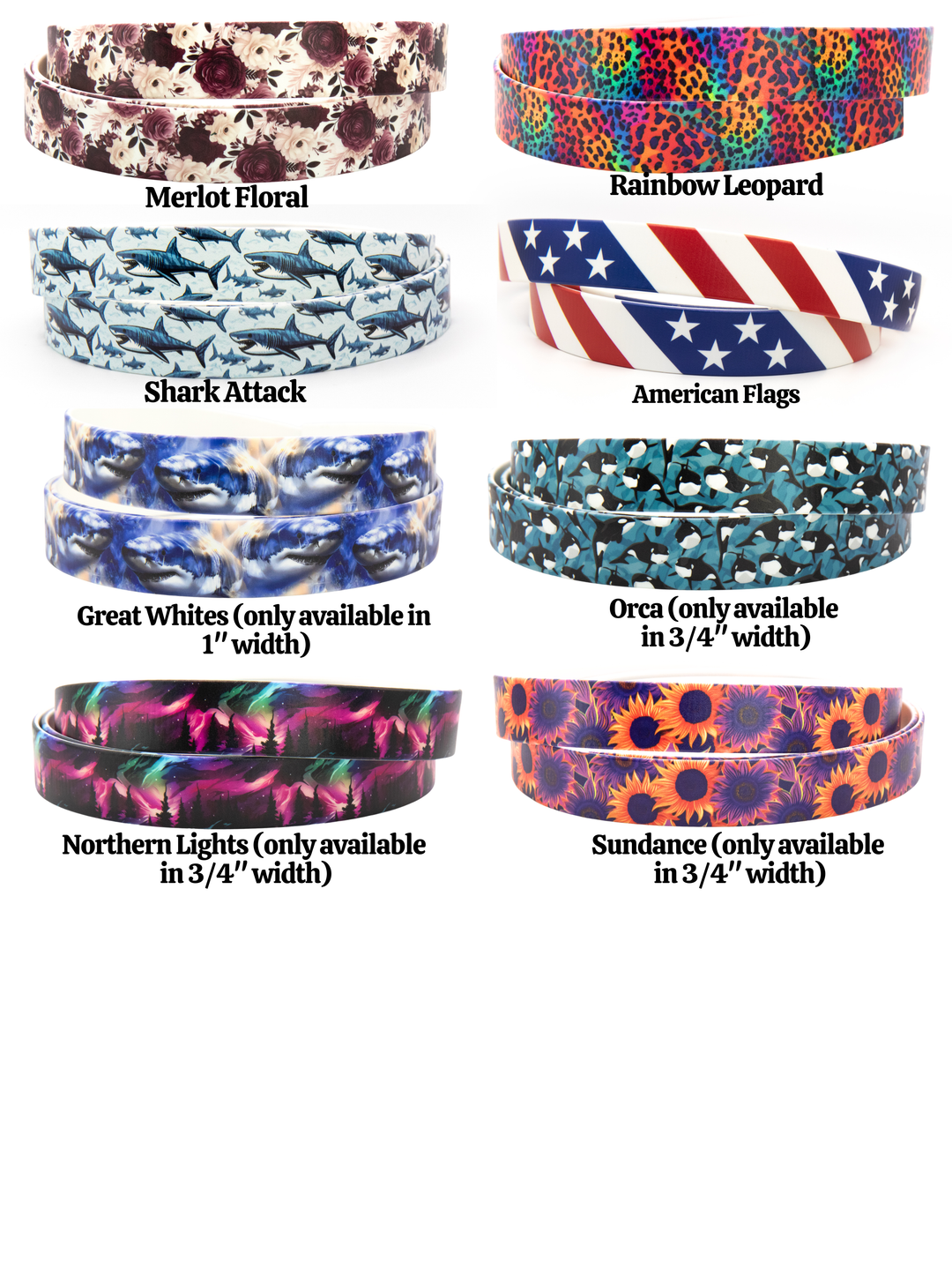 UV-Printed BioThane® Collar With Quick Release Buckle | Pick Your Pattern