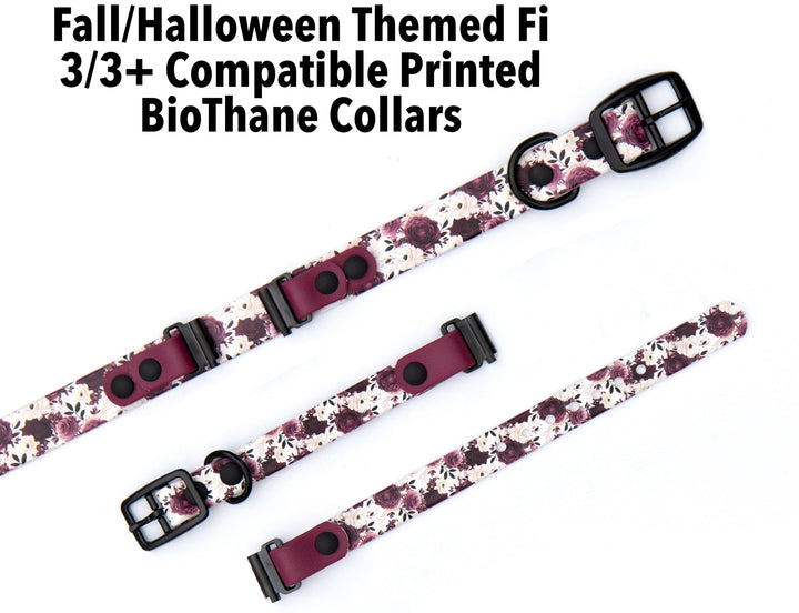 Fi Compatible Series 3/3+ Fall/Halloween BioThane Collars | SeaFlower Co
