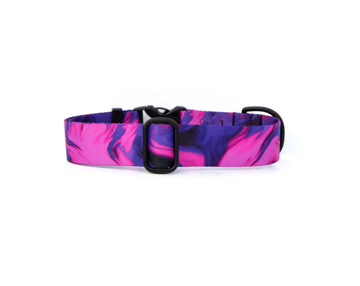 Purple Abstract Dog Collar | SeaFlower Co