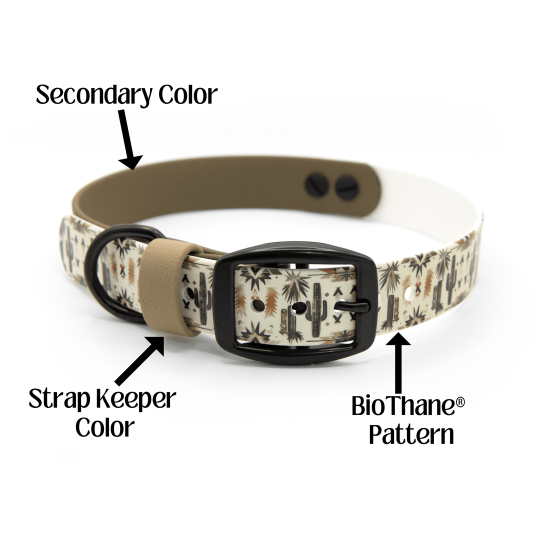 Two-Toned UV-Printed BioThane® Collars | Pick Your Pattern