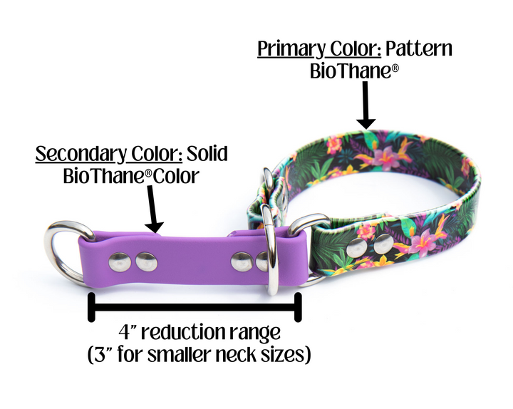 Limited Slip Patterned BioThane® Collar
