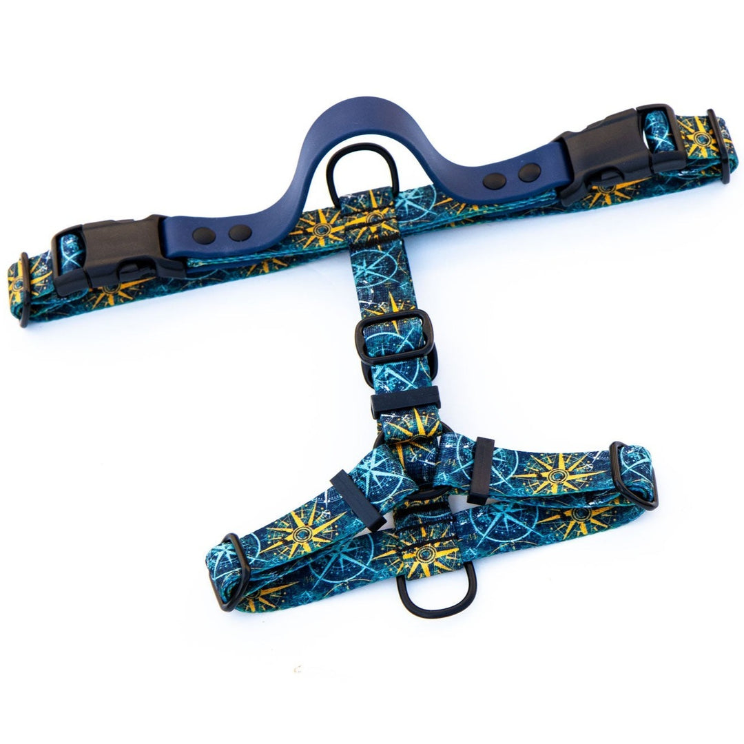 Nautical Compass No Pull Dog Harness | SeaFlower Co